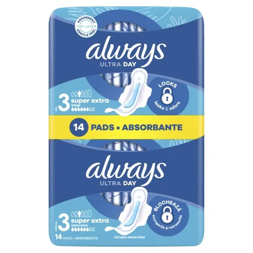 ALWAYS Duo Ultra Day paketes, 14 gab