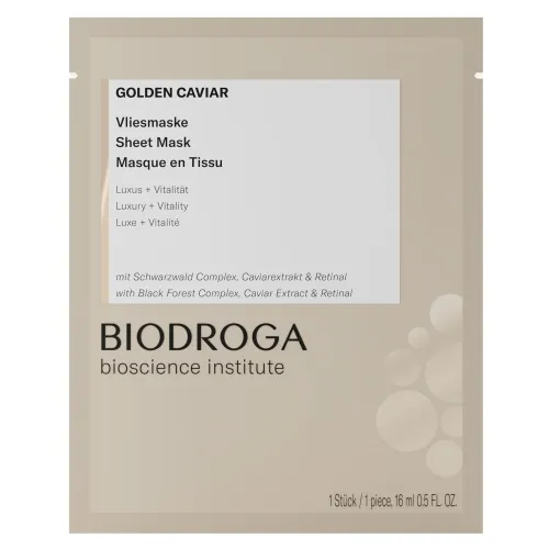 BIODROGA Golden Caviar auduma sejas maska, 16 ml