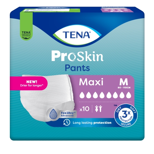 TENA Pants Maxi biksītes M izmērs, 10 gab.