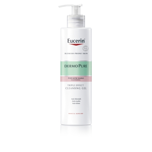 EUCERIN Dermopure trīskāršās iedarbības attīrošā želeja, 400 ml