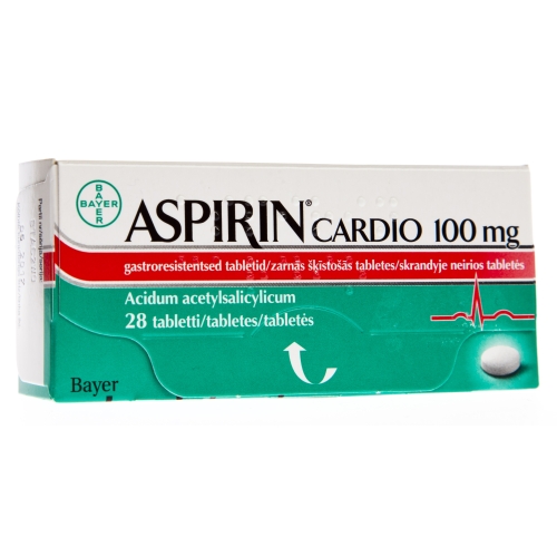 ASPIRIN CARDIO 100MG TABLETES N28