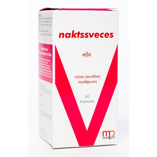 MEDPRO NAKTSSVECES EĻĻA 500MG KAPSULAS N60