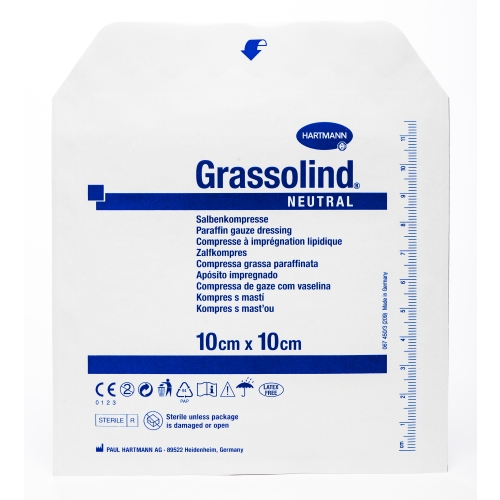GRASSOLIND tīklveida brūču pārsējs (10 x 10 cm), 1 gab
