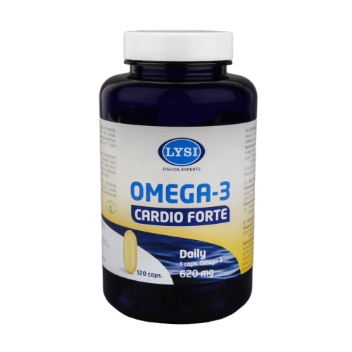 LYSI Cardio Forte zivju eļļas kapsulas, 120 gab