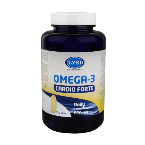 LYSI Cardio Forte zivju eļļas kapsulas, 120 gab