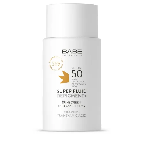 BABE Sun Depigment+ SPF50+ super fluīds, 50 ml