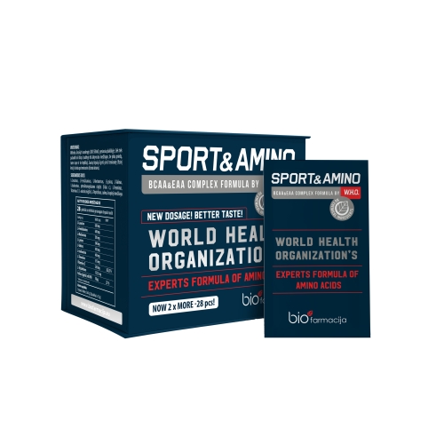 SPORT&AMINO W.H.O. pulveris, 28 gab.