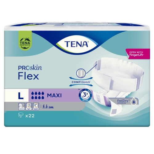 TENA Flex Maxi jostiņbikses L izmērs, 22 gab.
