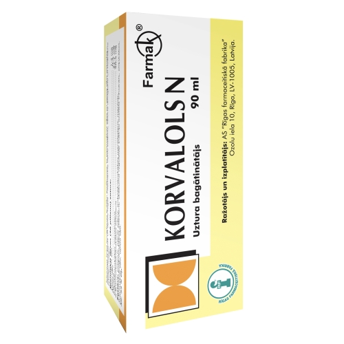 RFF Korvalols N GTT pilieni, 90 ml