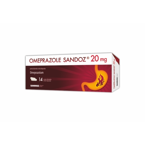 OMEPRAZOL SANDOZ 20MG KAPSULAS N14