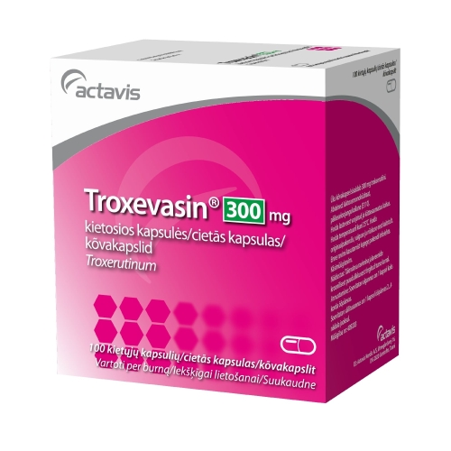 TROXEVASIN 300 mg kapsulas, 100 gab.