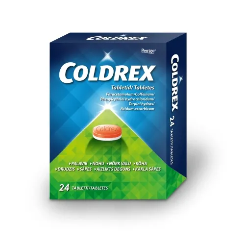 COLDREX tabletes, 24 gab.