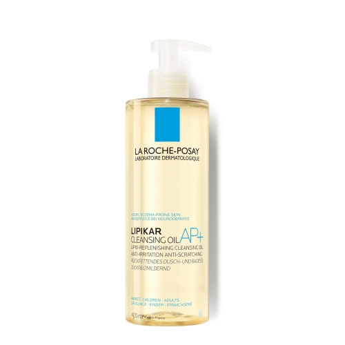 LA ROCHE-POSAY Lipikar AP+ attīroša eļļa, kas papildina lipīdu līmeni. 400 ml