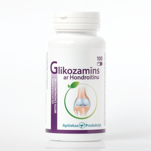 AP Glikozamīns ar Hondroitīnu, kapsulas, 100 gab