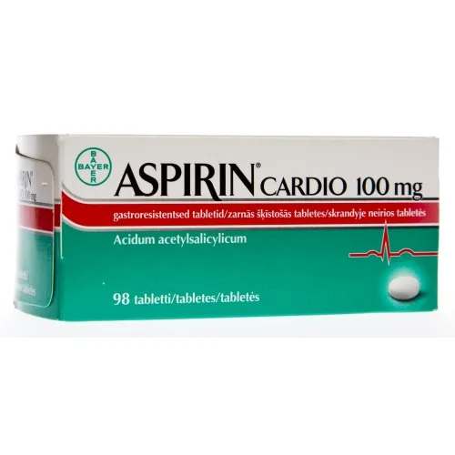 ASPIRIN Cardio 100 mg tabletes, 98 gab.