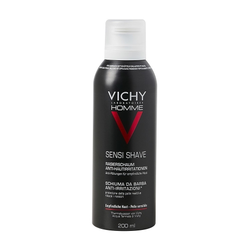 VICHY Homme skūšanās putas jutīgai ādai, 200 ml