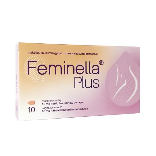 FEMINELLA Plus vaginālās ovulas, 10 gab.