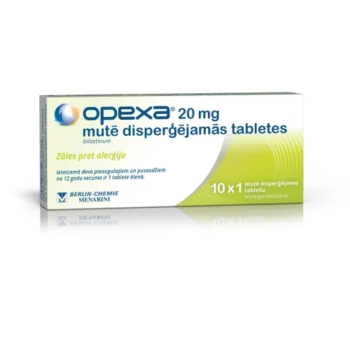 OPEXA MUTĒ DISP TBL 20MG N10