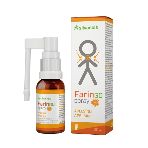 Faringospray apelsīns 20 ml