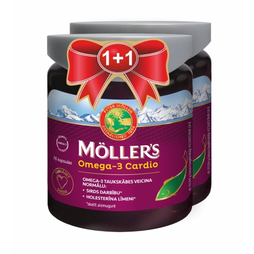 MOLLERS Omega-3 Cardio N76 1+1