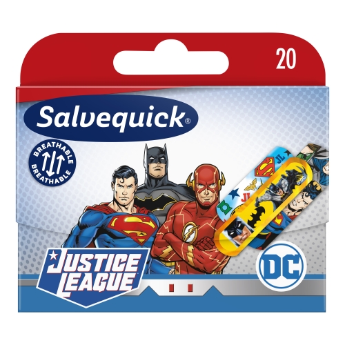 SalveQuick Justice League plāksteri bērniem, 20 gab.