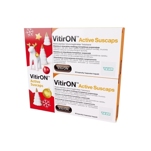VITIRON ACTIVE SUSCAPS N30 1+1 ZIEMASSVĒTKU KOMPLEKTS