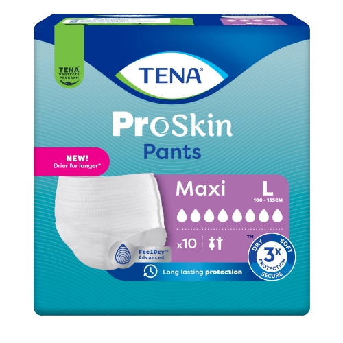 TENA Pants Maxi biksītes L izmērs, 10 gab.