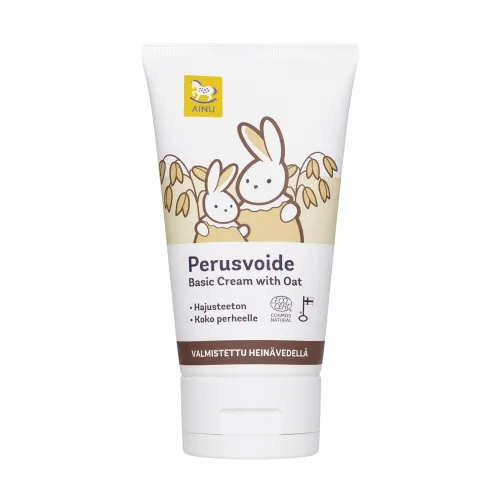 AINU Baby Eco pamatkrēms ar auzām, 150 ml