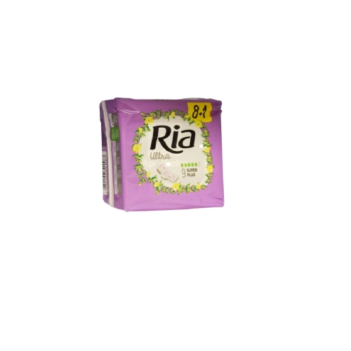 RIA Ultra Super Long higiēniskās paketes, 9 gab