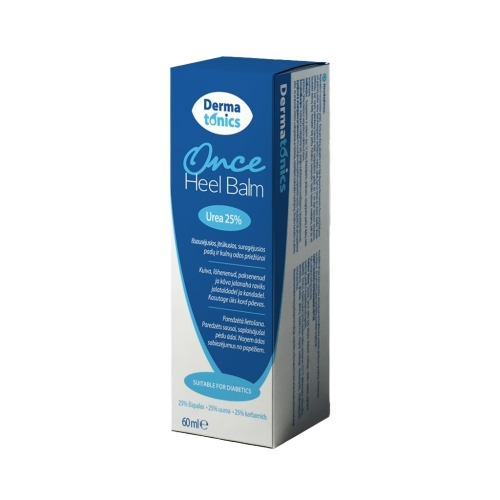 DERMATONICS Once Heel Balm sausai papēžu ādai, 60 ml