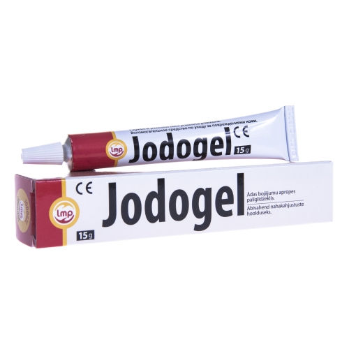 JODOGĒLS 15G (ĀDAS UN GĻOTĀDAS APRŪPES PALĪGLĪDZEKLIS)