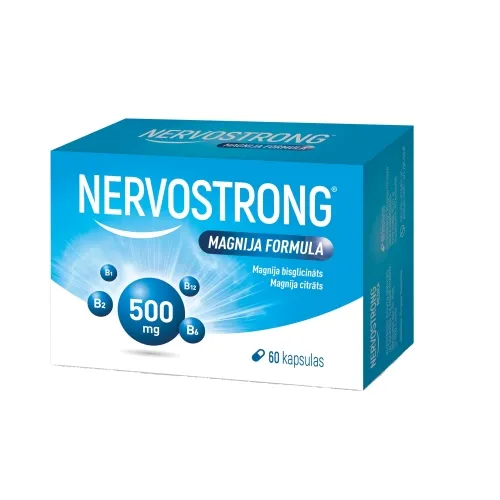 NERVOSTRONG Magnija formula kapsulas, 60 gab.