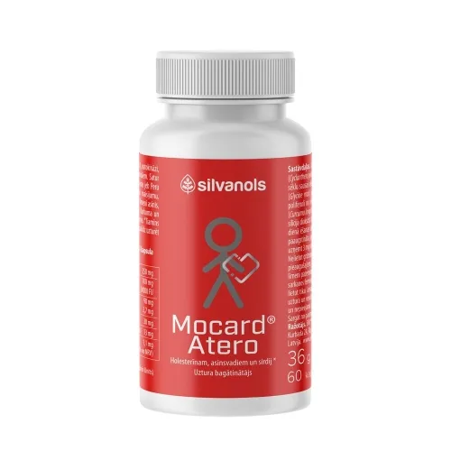 SILVANOLS Mocard Atero kapsulas, 60 gab.