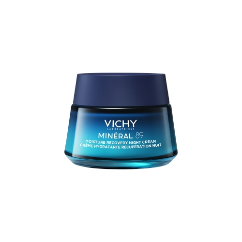 VICHY Minéral 89 mitrinošs nakts krēms ar melatonīnu, 50 ml