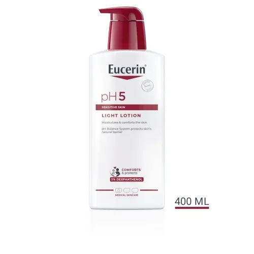 EUCERIN PH5 viegls mitrinošs ķermeņa losjons jutīgai ādai, 400 ml
