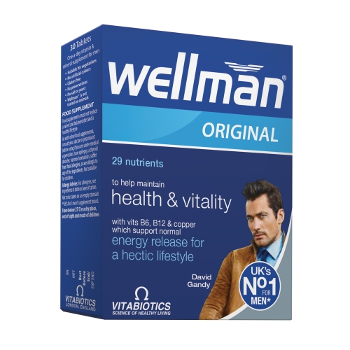 WELLMAN® tabletes, 30 gab.