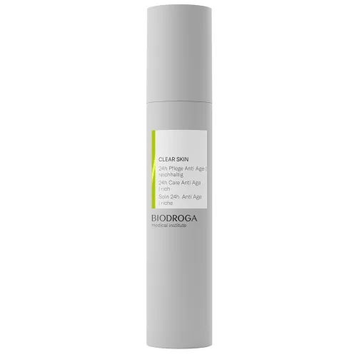 BIODROGA Clear Skin 24H Care Anti Age Rich krēms, 50 ml