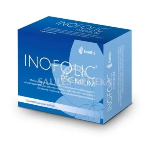 INOFOLIC Premium pulveris, 20 gab.