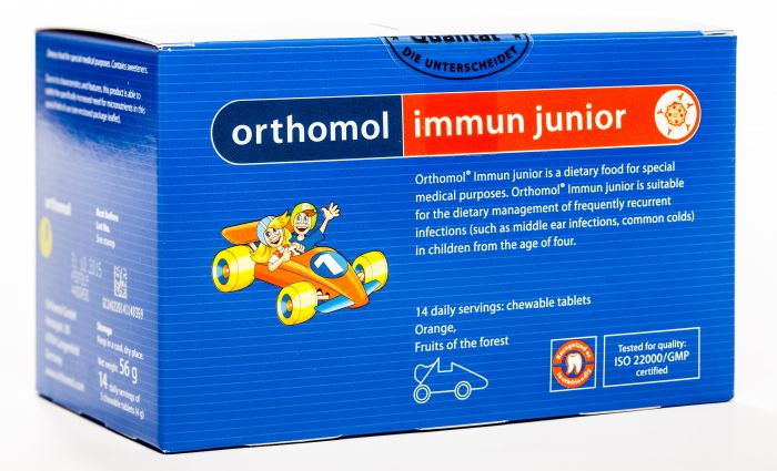 Orthomol Immun Junior Koslajamas Tabletes N14