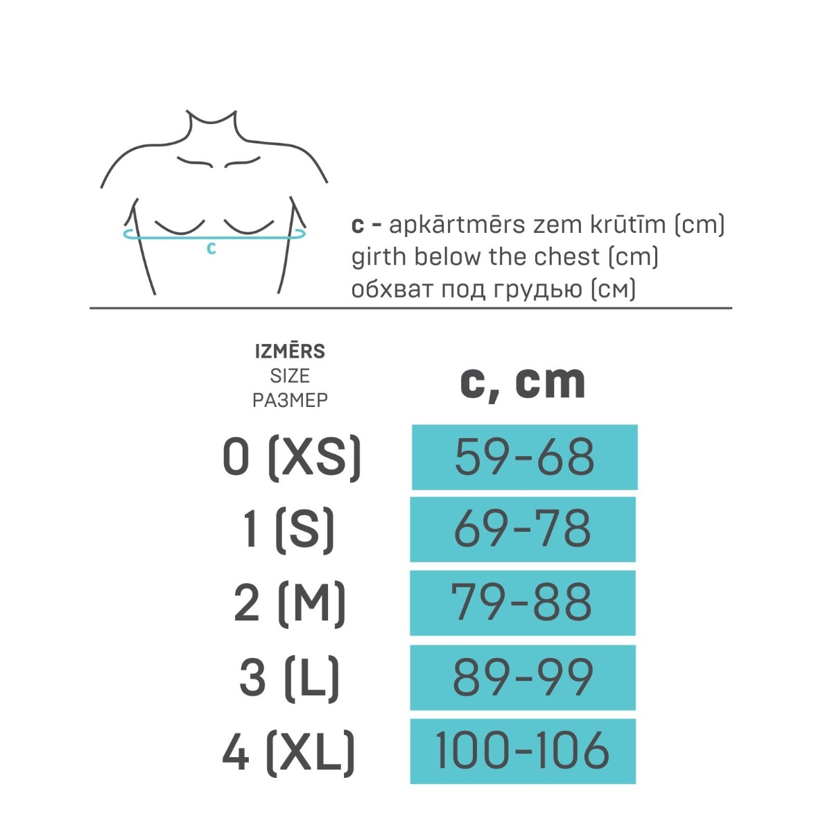 TONUS ELAST 0107 Comfort stājas krustveida korektors NR3 (bēšs) - Produkta attēls 3