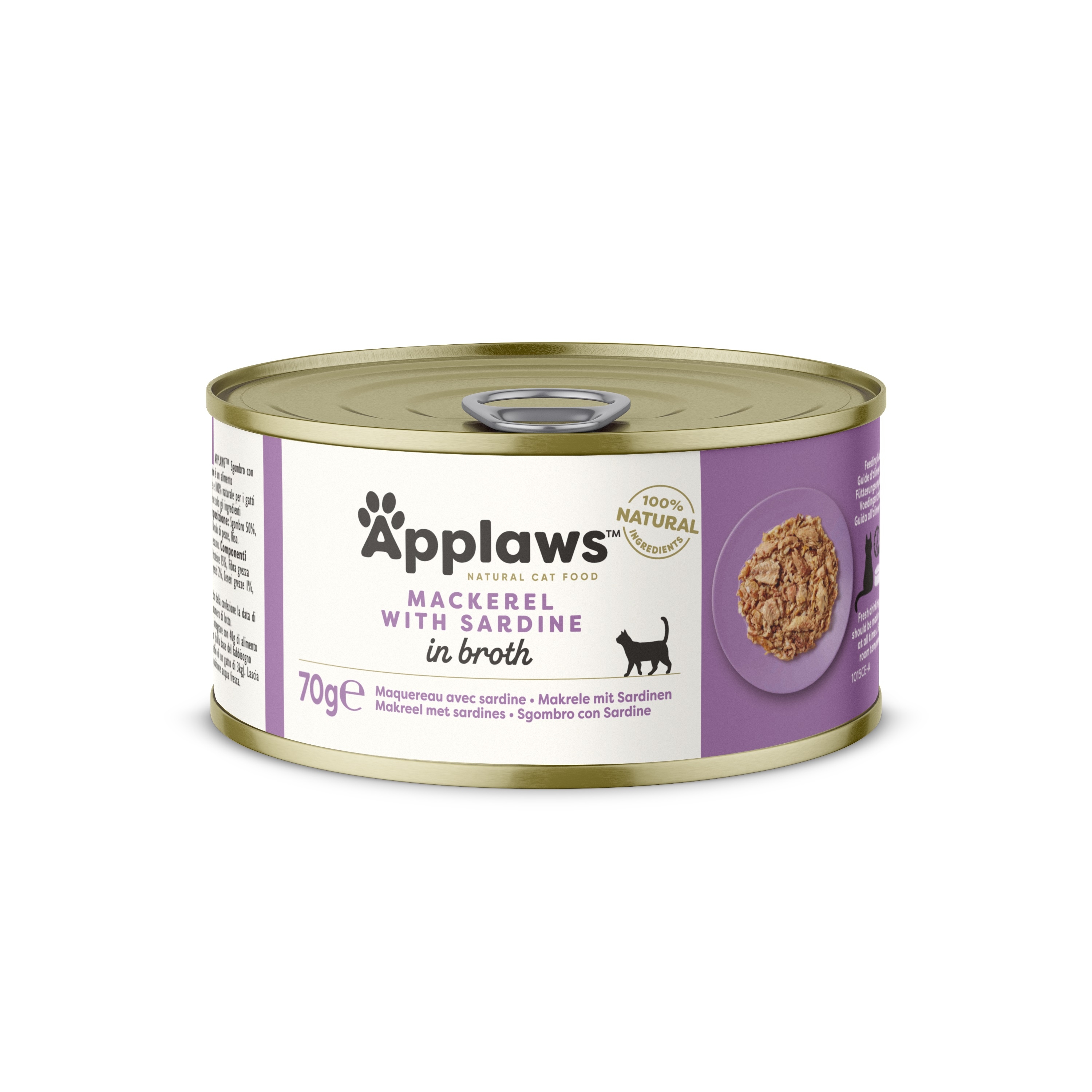 Applaws kaķu konservēta barība skumbrija/sardīne 70g - Produkta attēls 2