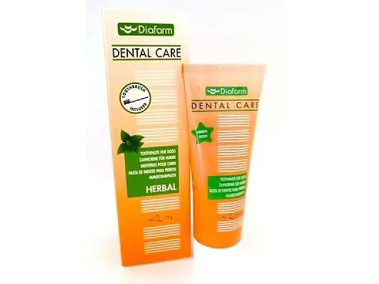 DF TOOTHPASTE FOR DOGS HERBAL 75G - Produkta attēls 2