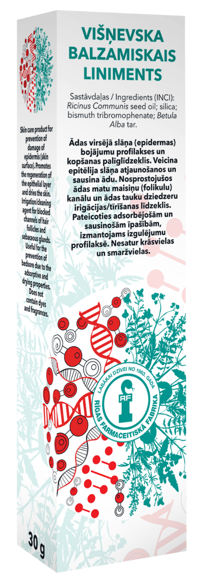 RFF Višņevska balzamiskais liniments, 30 g - Produkta attēls 2