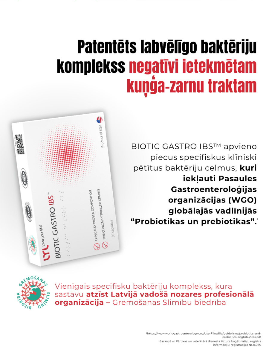 LYL BIOTIC GASTRO IBS, 30 kapsulas - Produkta attēls 4