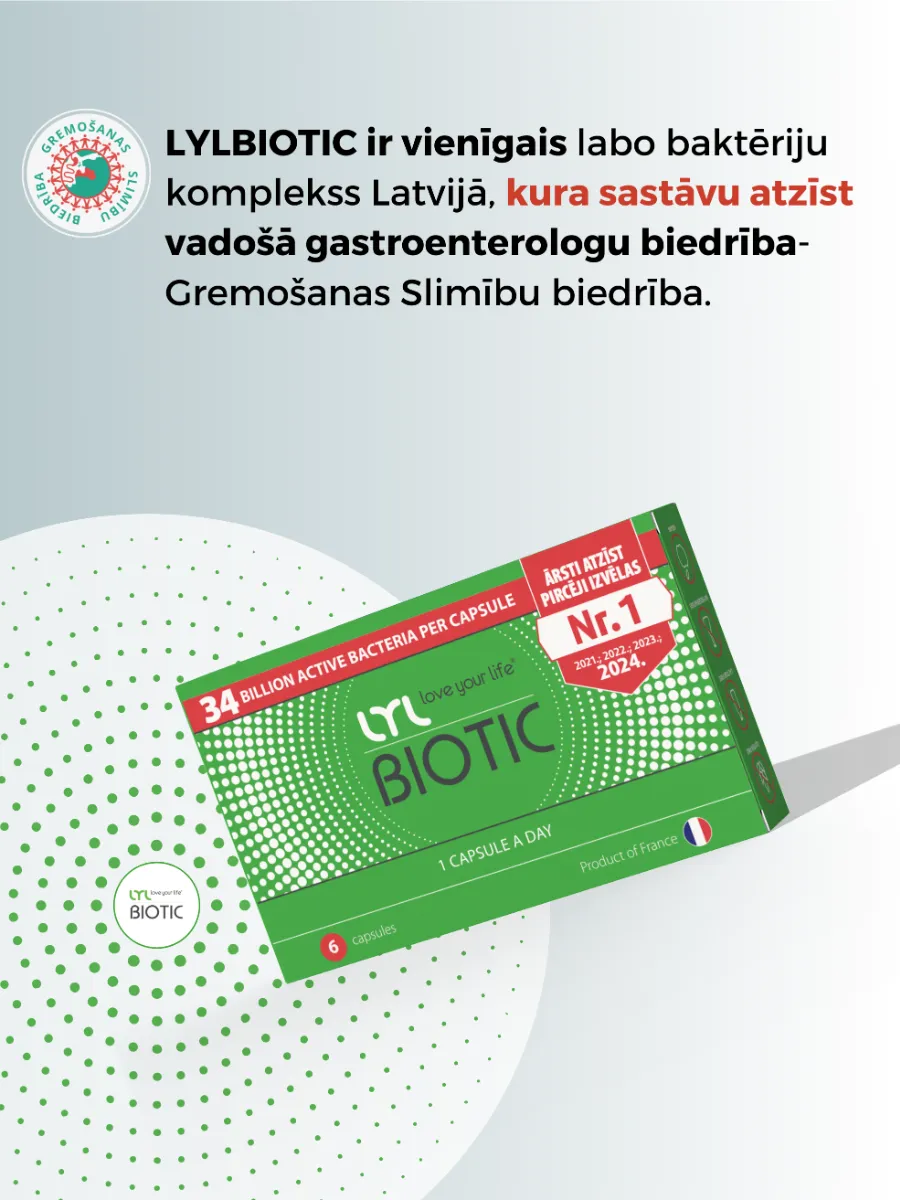 LYL BIOTIC, 6 kapsulas - Produkta attēls 4
