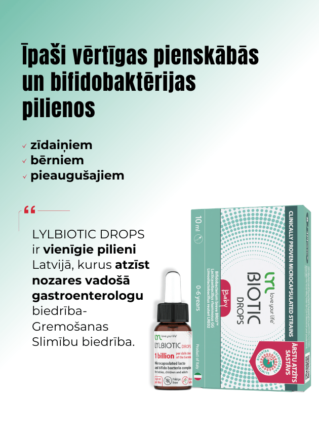 LYL BIOTIC Drops, pilieni, 10 ml - Produkta attēls 4