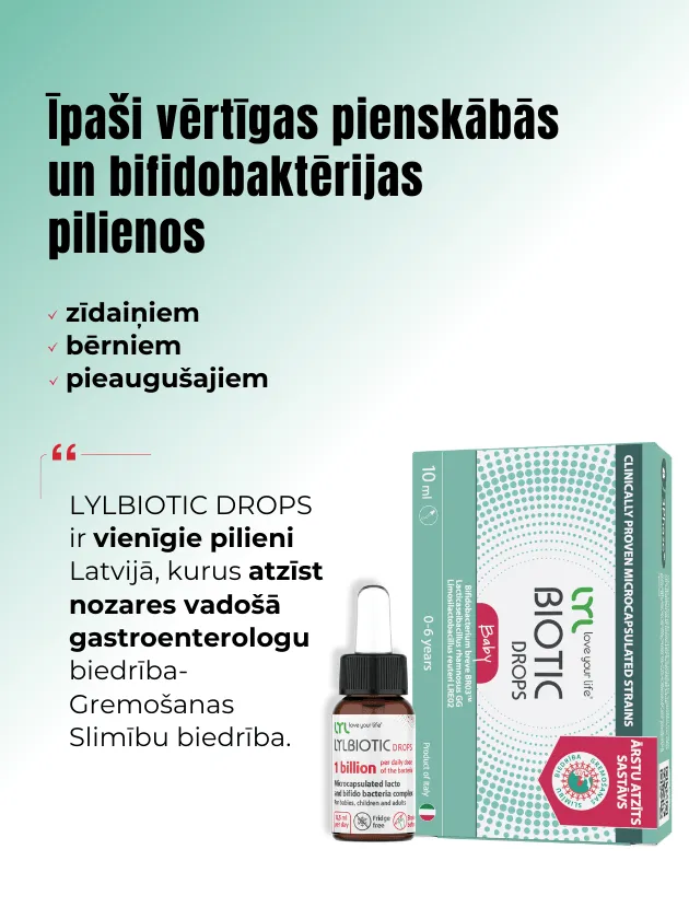 LYL BIOTIC Drops, pilieni, 10 ml - Produkta attēls 4
