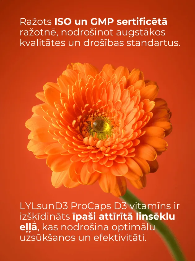 LYL sunD3 ProCaps 4000 SV, 60 kapsulas - Produkta attēls 5