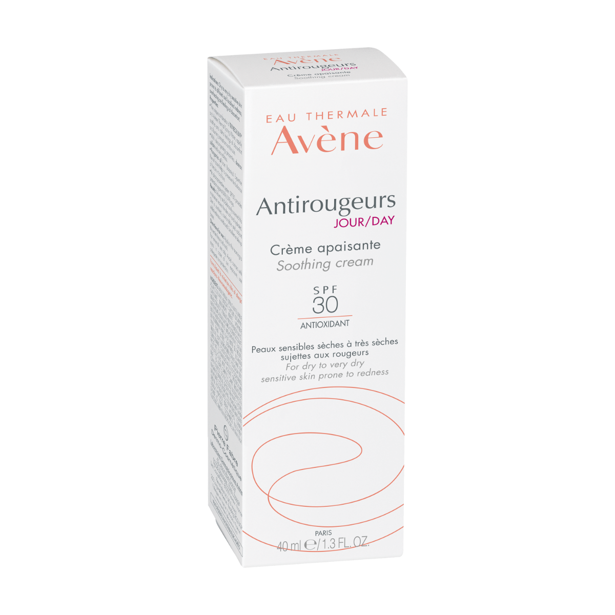 AVÈNE Antirougeurs SPF30 nomierinošs krēms, 40ml - Produkta attēls 2