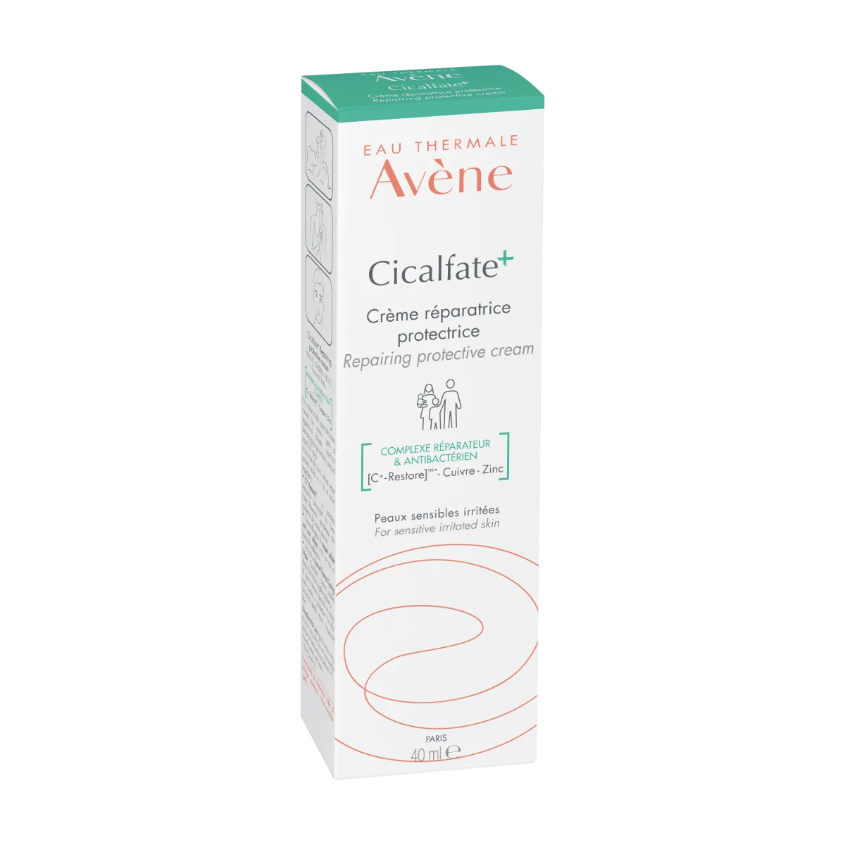 AVÈNE Cicalfate+ atjaunojošs aizsargkrēms, 40ml - Produkta attēls 2